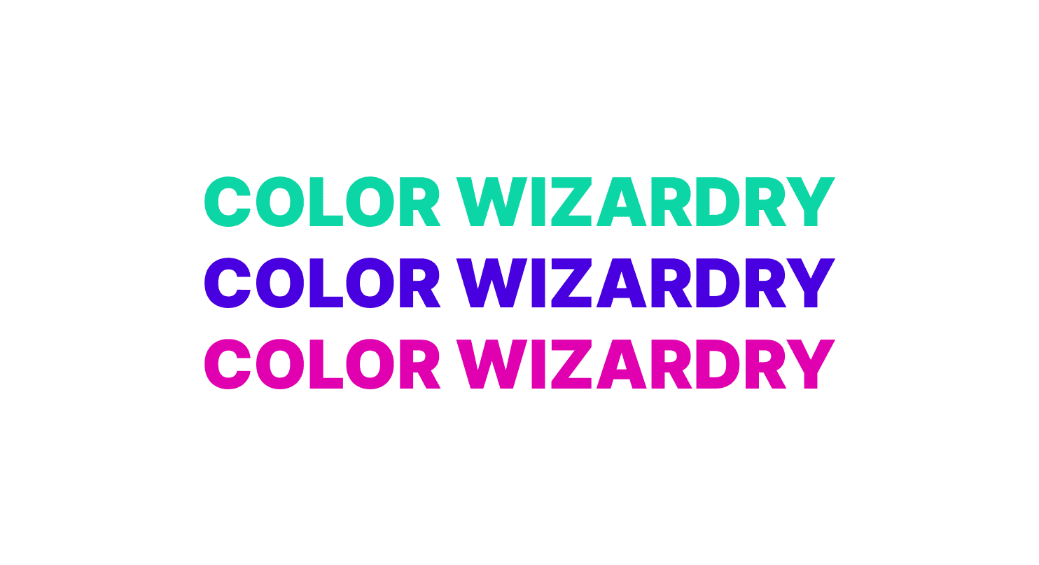 Color Wizardry